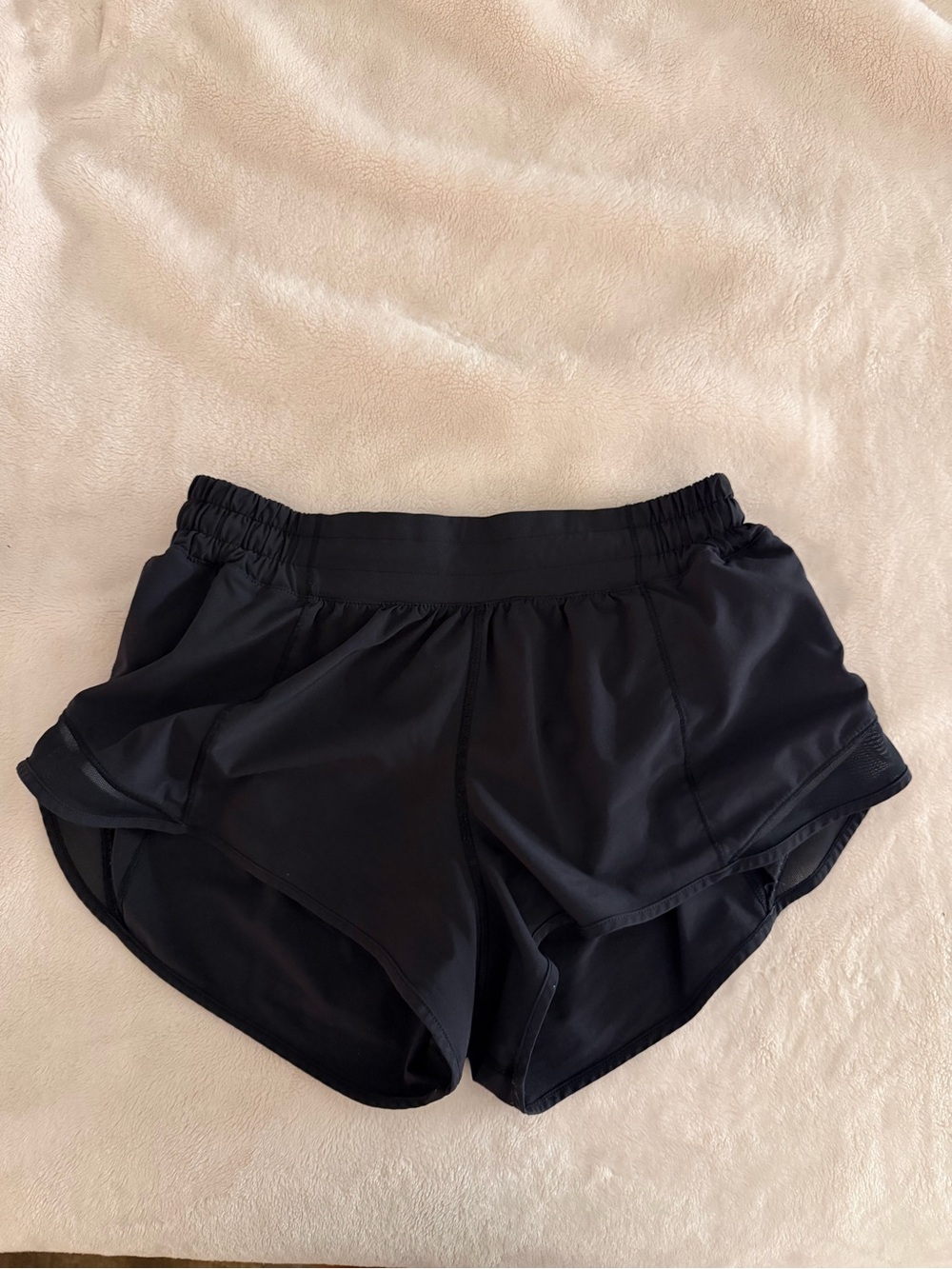 lululemon athletica Black Athletic Running Shorts